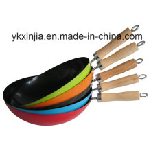 Кухонная посуда Цветная углеродистая сталь Антипригарная посуда Chinese Woks